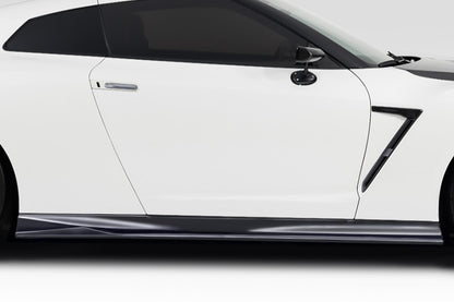 Extreme Dimensions Duraflex Vantix Sideskirts Compatible With 2017-2021 Nissan GTR - 2 Piece - 119389