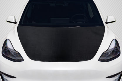 Carbon Creations OEM Look Hood Compatible With 2018 - 2022 Tesla Model 3 - 1 Piece - 119406