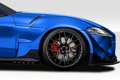 Extreme Dimensions Duraflex Goblin Front Fenders Compatible With 2020-2023 Toyota Supra - 2 Piece - 119411