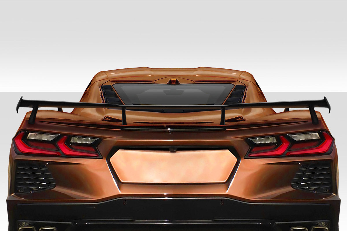 Extreme Dimensions Duraflex High Wing Spoiler Compatible With 2020-2023 Chevrolet Corvette C8 - 1 Piece - 119791