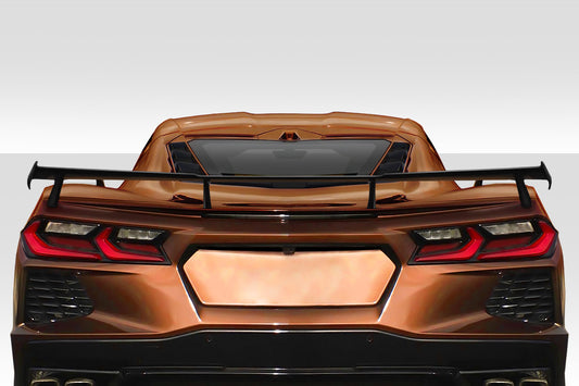 Extreme Dimensions Duraflex High Wing Spoiler Compatible With 2020-2023 Chevrolet Corvette C8 - 1 Piece - 119791