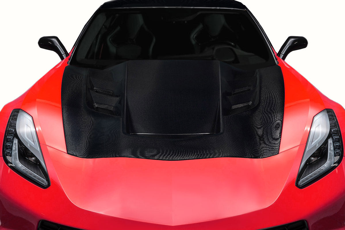 Carbon Creations Eagle Eye Hood Compatible With 2014-2019 Chevrolet Corvette - 119934