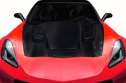 Carbon Creations Eagle Eye Hood Compatible With 2014-2019 Chevrolet Corvette - 119934