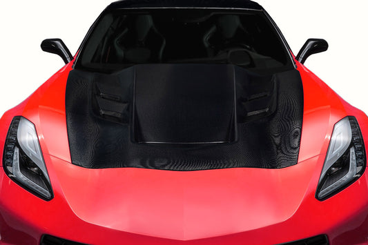 Carbon Creations Eagle Eye Hood Compatible With 2014-2019 Chevrolet Corvette - 119934