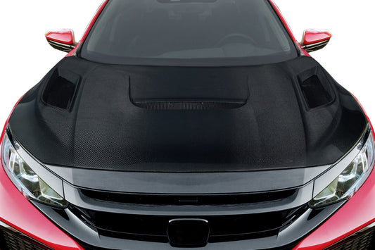 Carbon Creations Shingo Hood Compatible With 2016-2021 Honda Civic - 119940