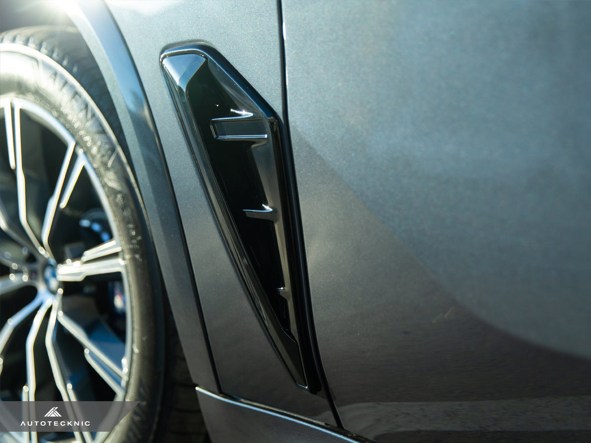 AutoTecknic Gloss Black Fender Trim Set - F95 X5M | G05 X5