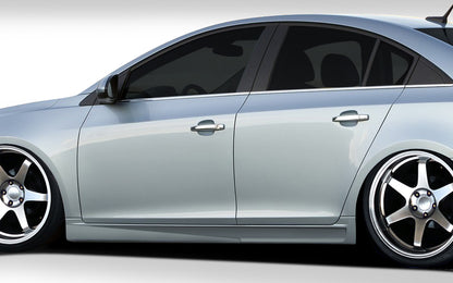 Extreme Dimensions Duraflex Racer Side Skirts Compatible With 2011-2015 Chevrolet Cruze - 2 Piece - 107618