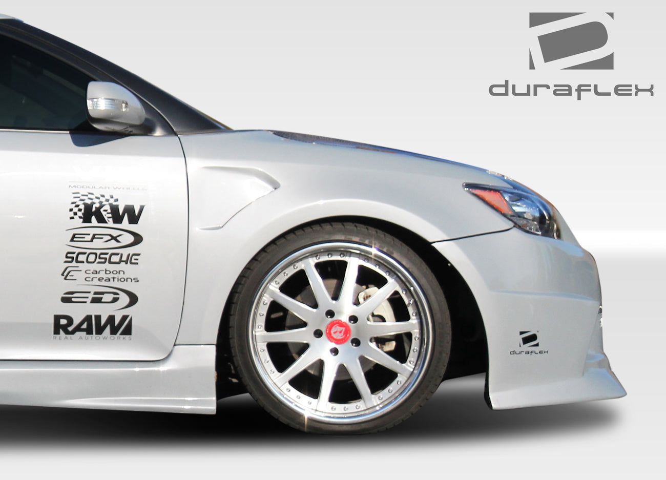 Extreme Dimensions Duraflex GT Concept Fender Compatible With 2011-2015 Scion TC - 2 Piece - 107650