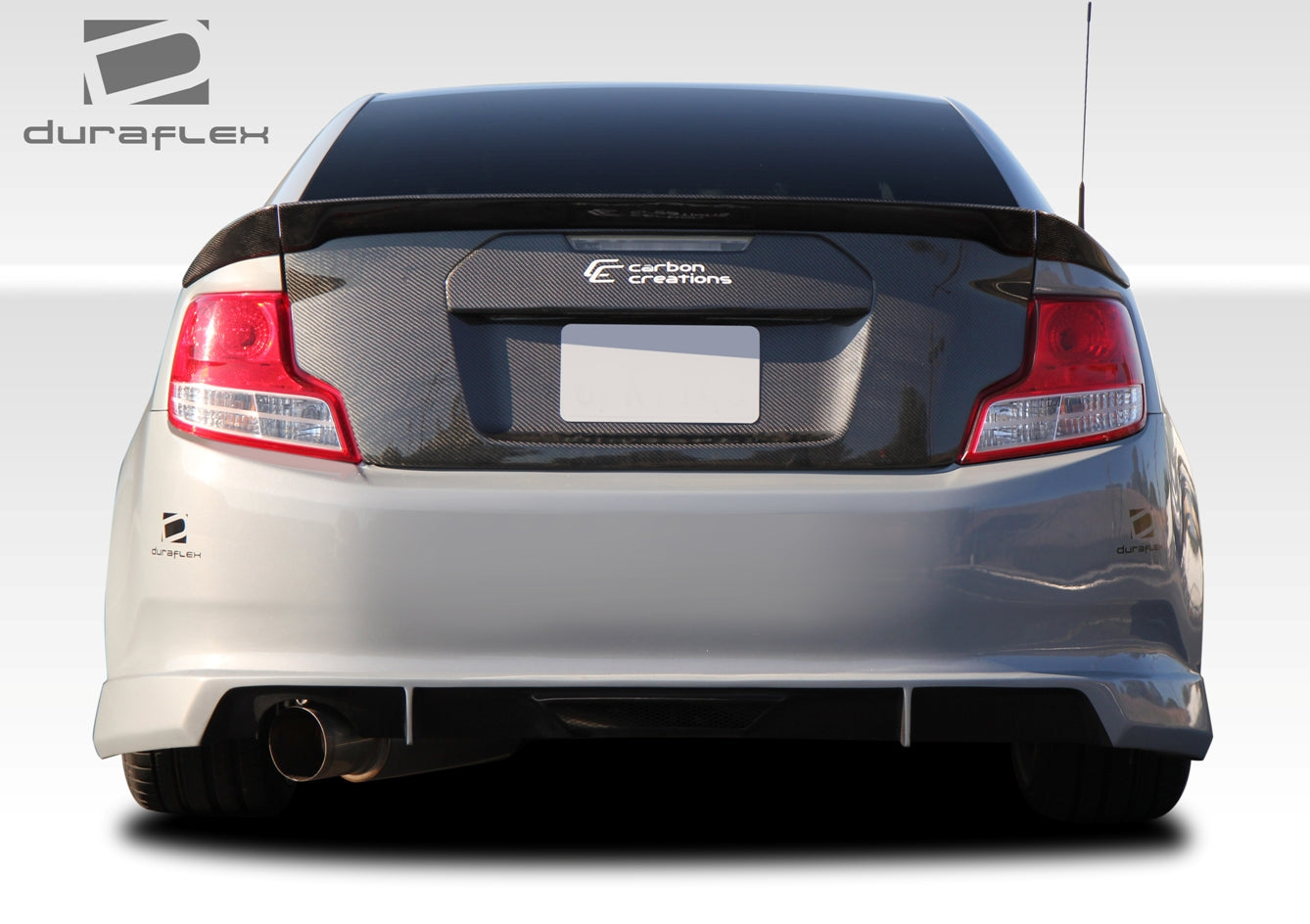 Extreme Dimensions Duraflex GT Concept Rear Bumper Cover Compatible With 2011-2013 Scion TC - 1 Piece - 107649