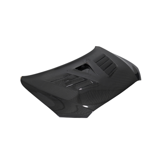 JDMuscle [08-15 Mitsubishi Lancer EVO X] Tanso Carbon Fiber Hood w/ heat extract *SPECIAL ORDER. NO CANCELLATION