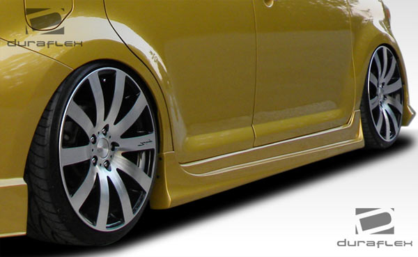 Extreme Dimensions Duraflex Atlas Side Skirts Compatible With 2008-2015 Scion xB - 2 Piece - 107057