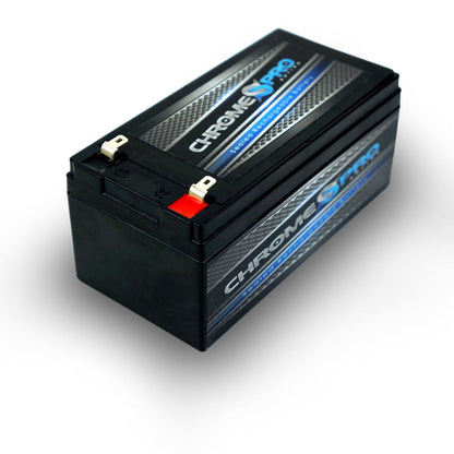 CHROME PRO BATTERY 12V 3.5AH Sealed Lead Acid (SLA) Battery - T1 Terminals CP-S00002