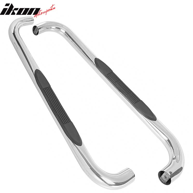 2009-2014 Dodge Journey 3" Silver Side Running Board Stainless Steel