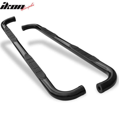 2009-2014 Dodge Journey 3" Round Hole Side Steps Bars Running Boards