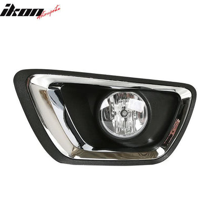 2015-2022 Chevy Colorado GMC Canyon Black Fog Lights Lamps ABS Pair