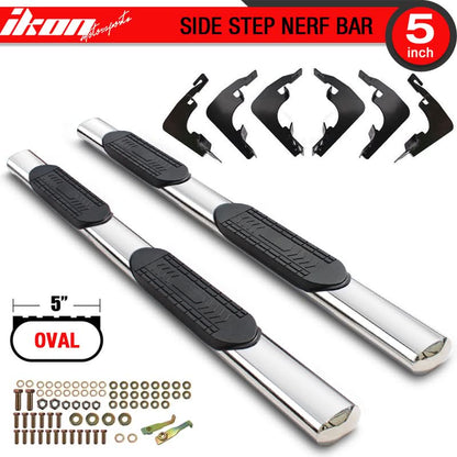 2015-2022 Colorado/Canyon Extended Cab 5" Oval Running Board Stainless