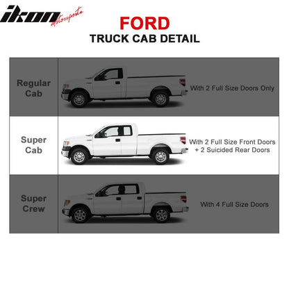 2009-2014 Ford F150 Extended Cab 5'' Running Boards Stainless Steel