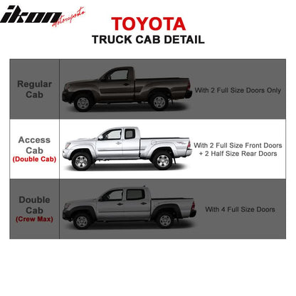 2007-2021 Toyota Tundra Double Cab 5" Oval Running Boards Stainless