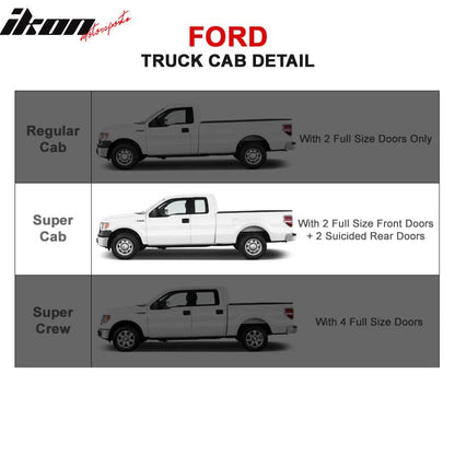 2009-2014 Ford F150 Extended Super Cab 6" Side Step Bars Running Board