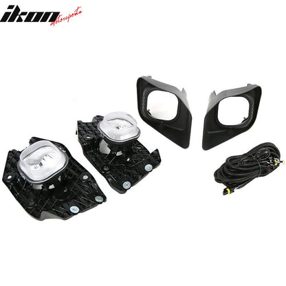 Fits 11-16 Ford F250 F350 F450 Front Bumper Assembly Fog Lights Lamps