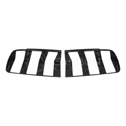 Real Carbon Fiber Taillight Trim Covers for 2024+ Ford Mustang