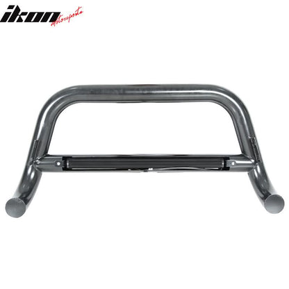 2005-2015 Toyota Tacoma 3'' Black Bull Bar With LED Lights Iron Steel