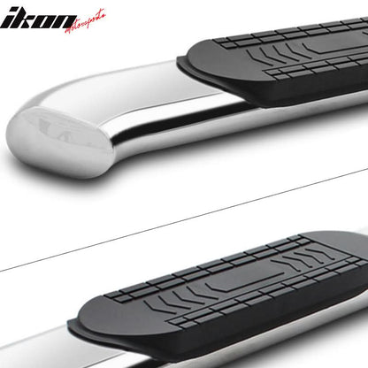 2004-2008 Ford F-150 Super Cab 5in Oval Curved Running Board Stainless