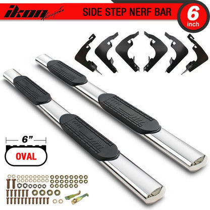 2015-2022 Colorado Canyon Extended Cab 6" Oval Step Bar Running Board