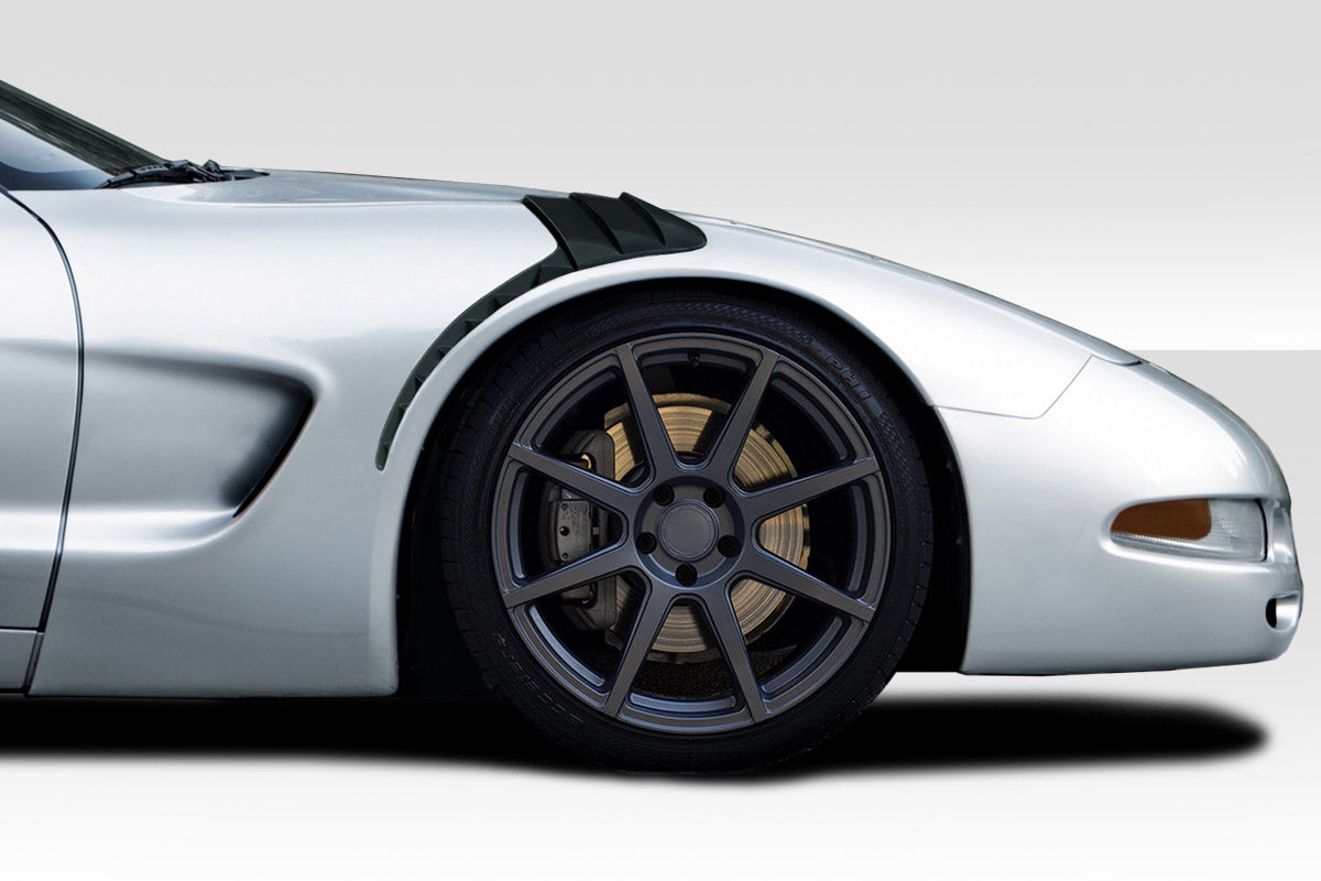 Extreme Dimensions Duraflex "GT3RS Look" Front Fender Body Kit Comaptible With 1997-2004 Chevrolet Corvette - 2 Piece - 120028