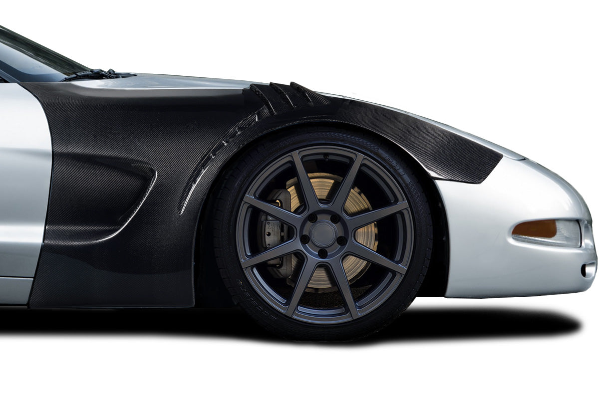 Carbon Creations "GT3RS Look" Front Fender Body Kit Comaptible With 1997-2004 Chevrolet Corvette - 2 Piece - 120029