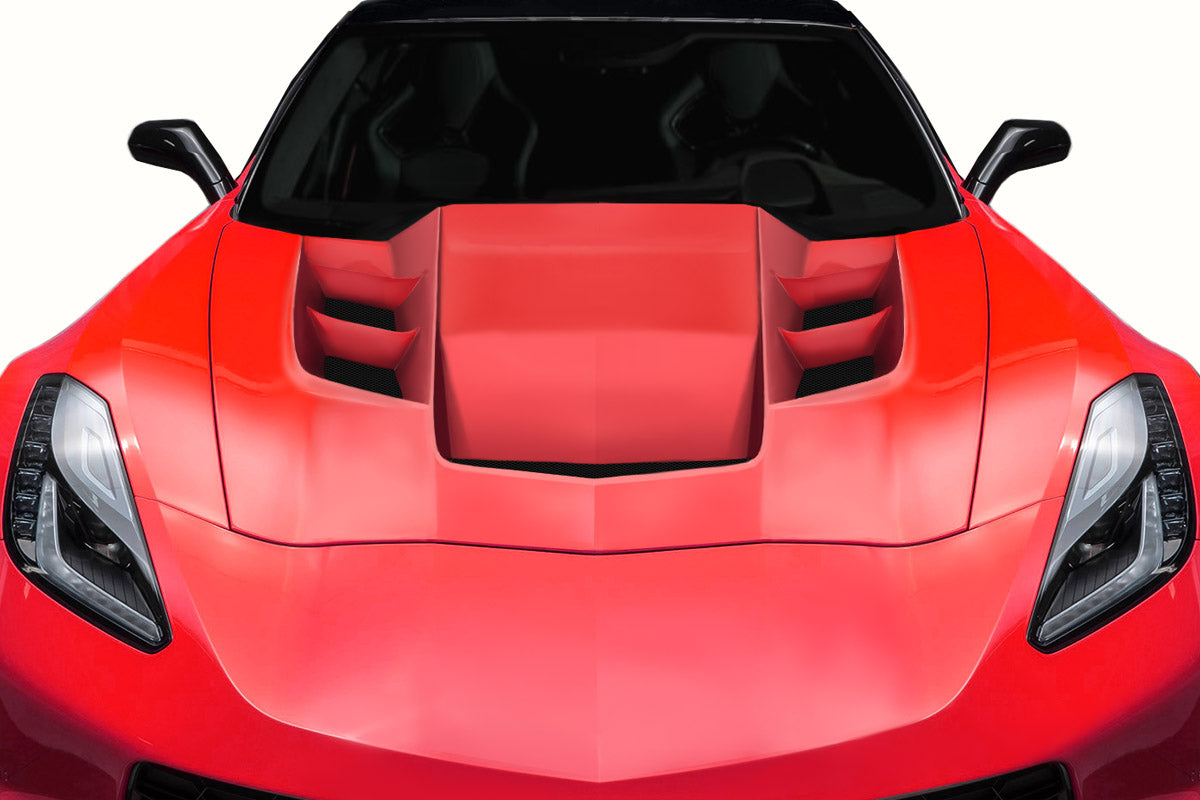Extreme Dimensions Duraflex Eagy Eye Hood Compatible With 2014-2019 Chevrolet Corvette - 120046