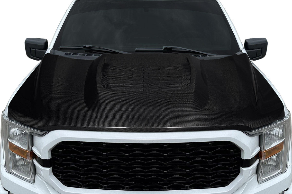 Carbon Creations Adventure Hood Compatible With 2021-2023 Ford F150 - 120055