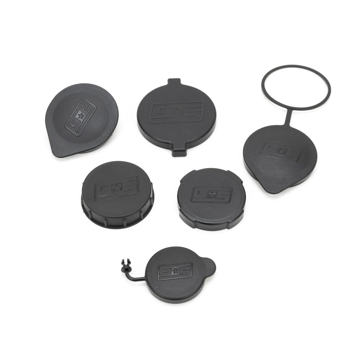 GrimmSpeed Engine Bay Dress-Up Caps - Black GRM120069