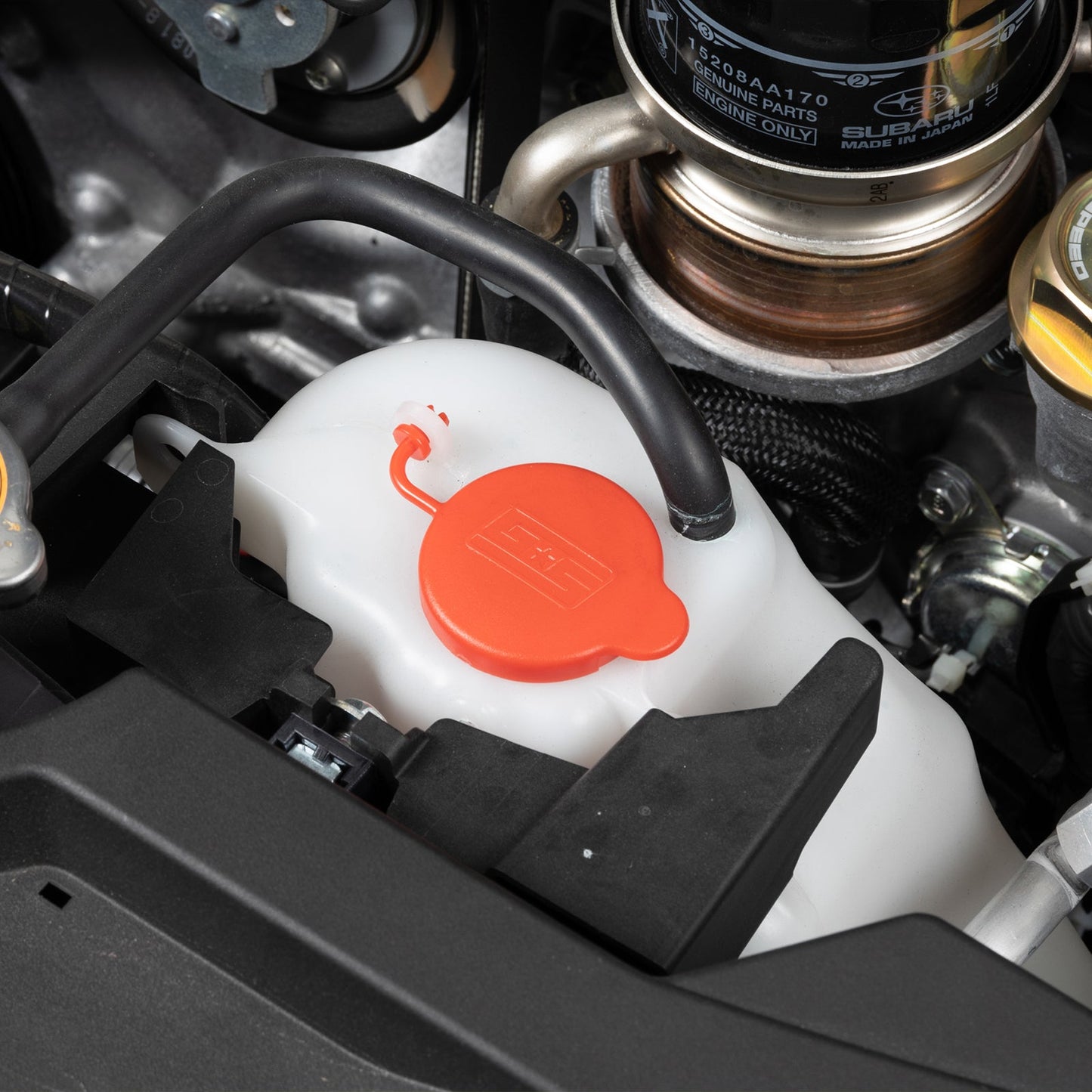 GrimmSpeed Engine Bay Dress-Up Caps - Red GRM120070