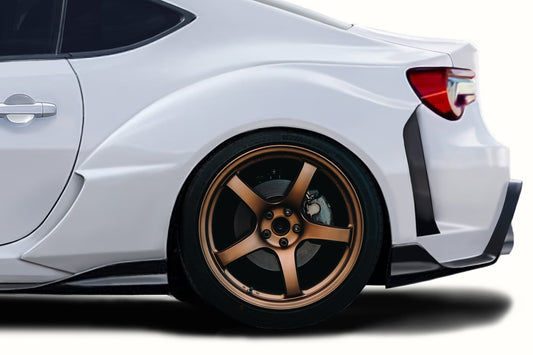 Duraflex Countersteer Wide Body Rear Fenders Compatible With 2013-2020 Scion FR-S Toyota 86 Subaru BRZ - 2 Piece - 120188