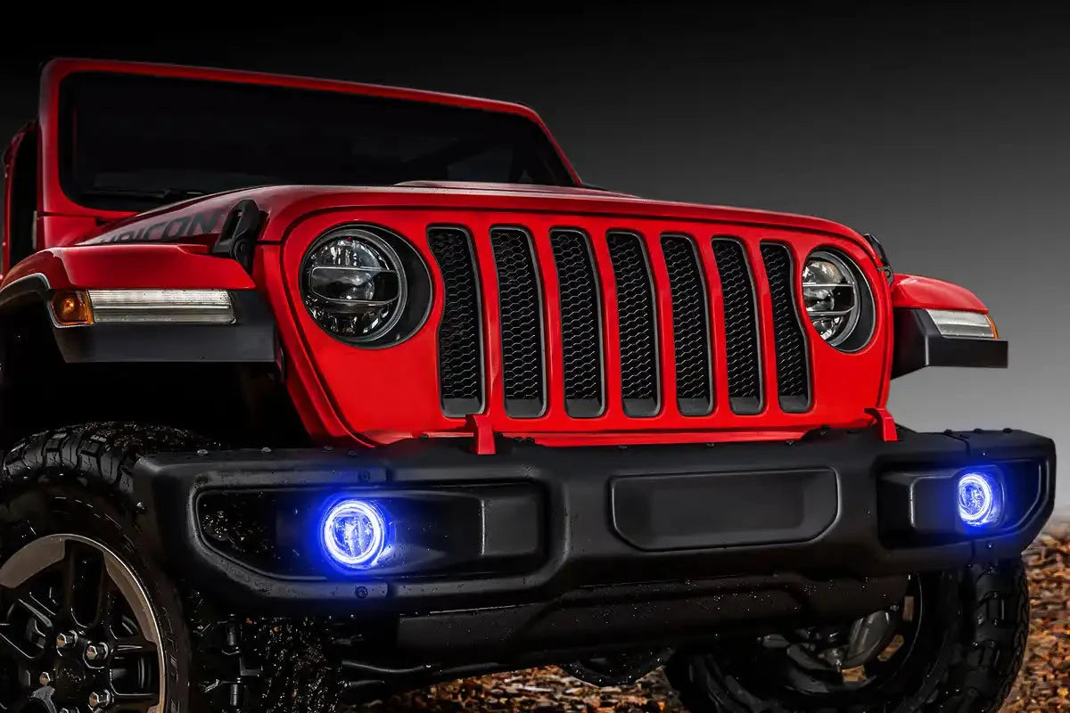 ORACLE Lighting 2018-2025 Jeep Wrangler JL LED Surface Mount Fog Light Halo Kit