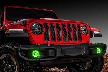 ORACLE Lighting 2018-2025 Jeep Wrangler JL LED Surface Mount Fog Light Halo Kit