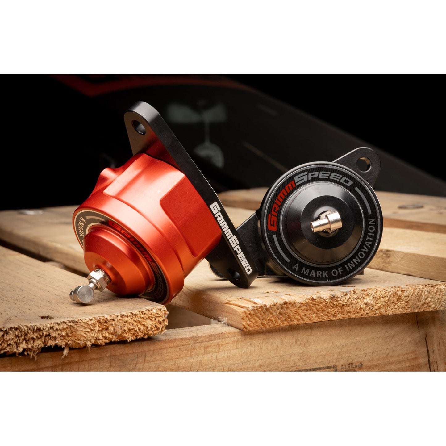 GrimmSpeed Version 2 Bypass Valve - Red - 2004-21 Subaru STI, 2002-07 Subaru WRX GRM126032RED
