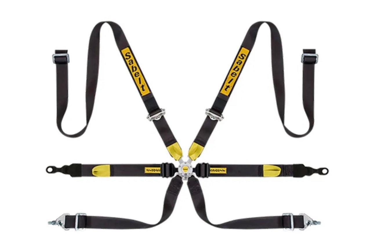 Sabelt Silver Series Enduro Porsche GT2-GT3-GT4 6-Point Racing Harness