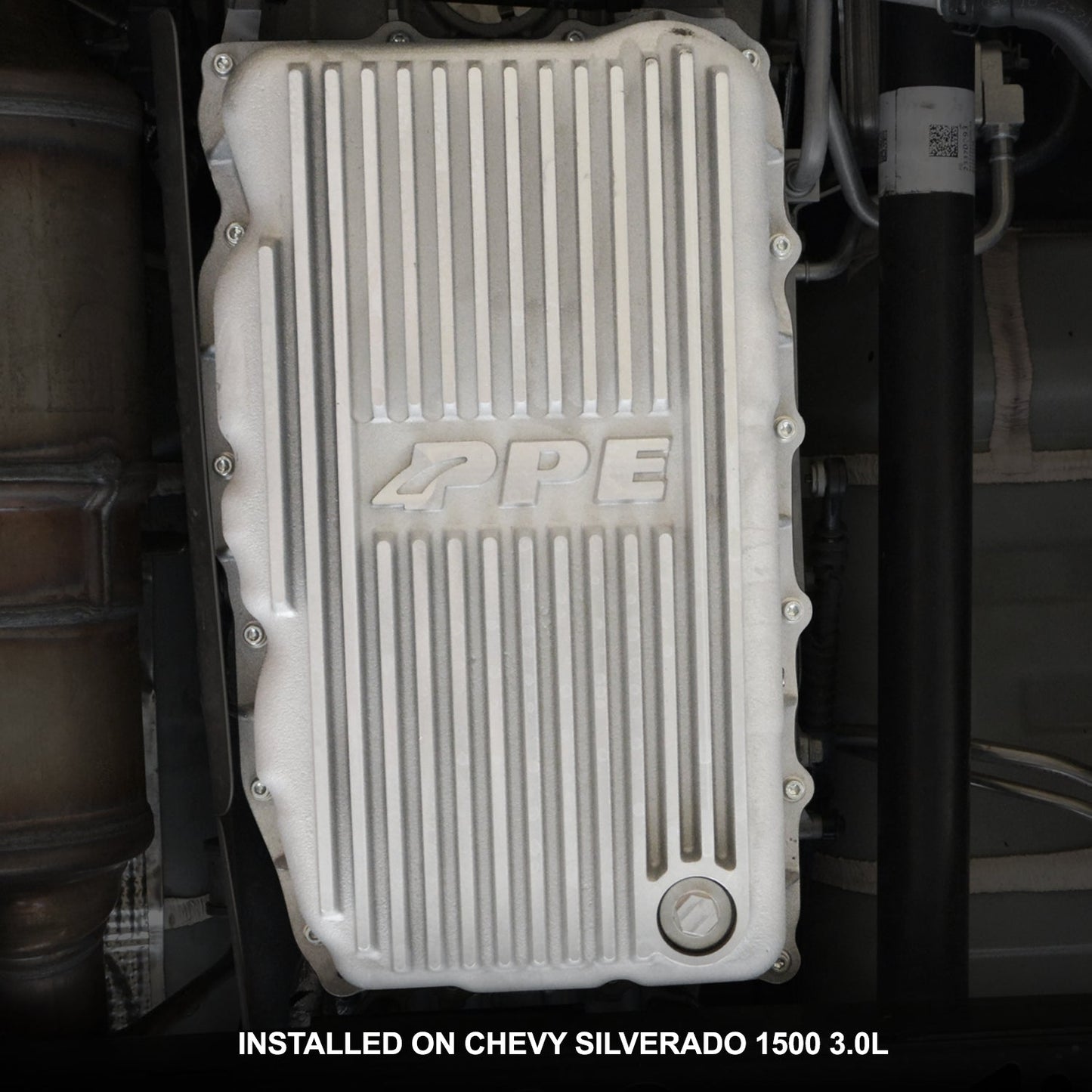 2020-2023 GM 3.0L Duramax w/ 10L80 Transmission Heavy-Duty Cast Aluminum Transmission Pan ppepower