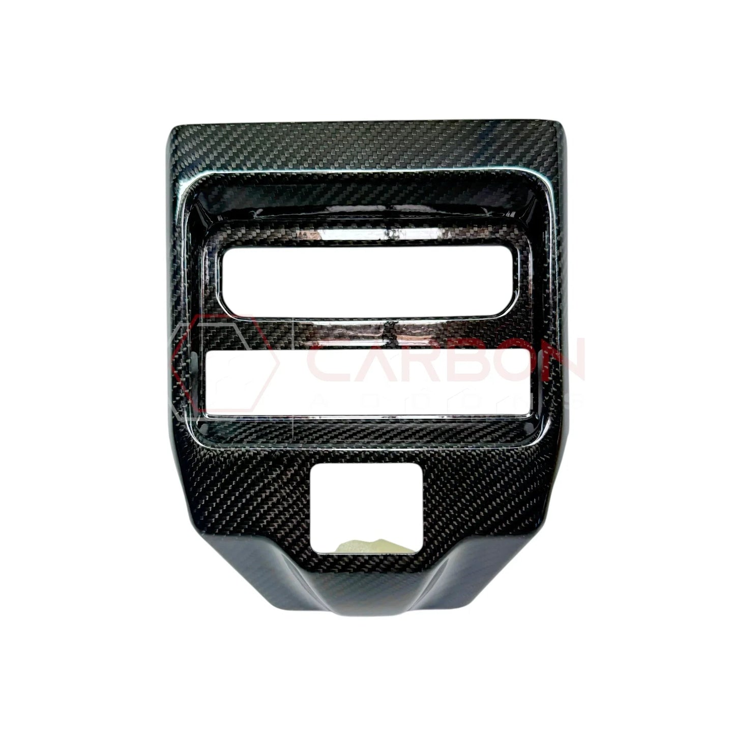 2019+ RAM 1500/TRX Interior Rear AC Vent Center Trim Real Carbon Fiber Cover