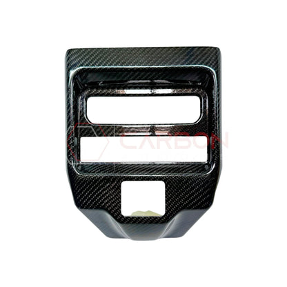 2019+ RAM 1500/TRX Interior Rear AC Vent Center Trim Real Carbon Fiber Cover