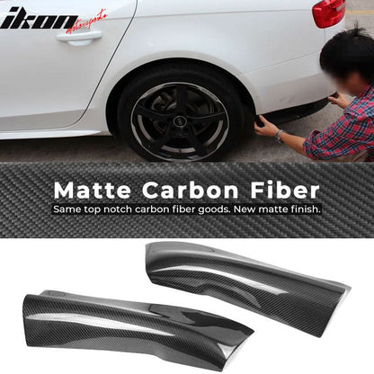 2013-2016 Audi A4 B9 R Style Rear Bumper Splitters Aprons Carbon Fiber