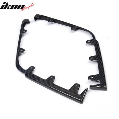 2009-2015 Cadillac CTS V KPE Style Front Bumper Lip Carbon Fiber
