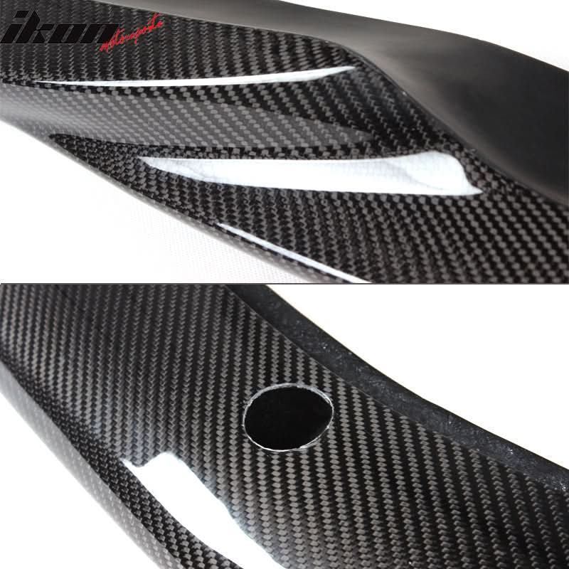 2008-2011 Benz C Class W204 GH Style Front Bumper Lip Carbon Fiber