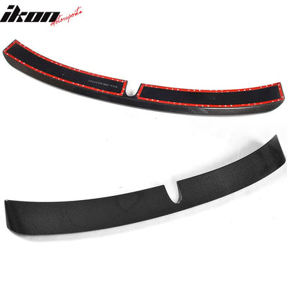 2003-2005 Benz E-Class W211 L Style Rear Roof Spoiler Carbon Fiber