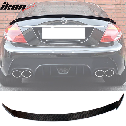 2009-2012 Mercedes CL Class W216 B Style Trunk Spoiler Carbon Fiber