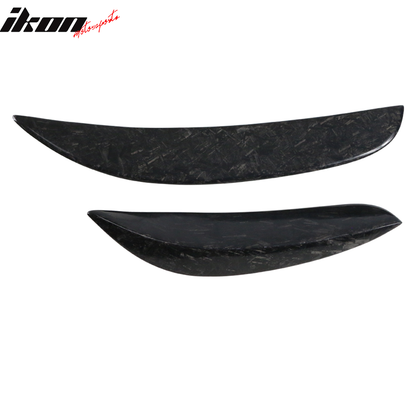 2015-2021 Benz C-Class W205 Front Bumper Splitter Forged Carbon Fiber