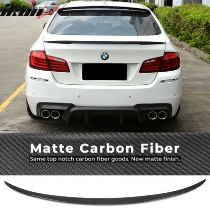2011-2016 BMW 5 Series F10 M5 MP Style Rear Trunk Spoiler Carbon Fiber