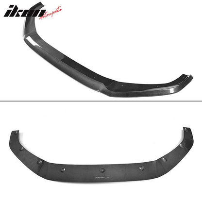 2017-2019 Audi A4 B9 Sedan JC Style Front Bumper Lip Kit Carbon Fiber